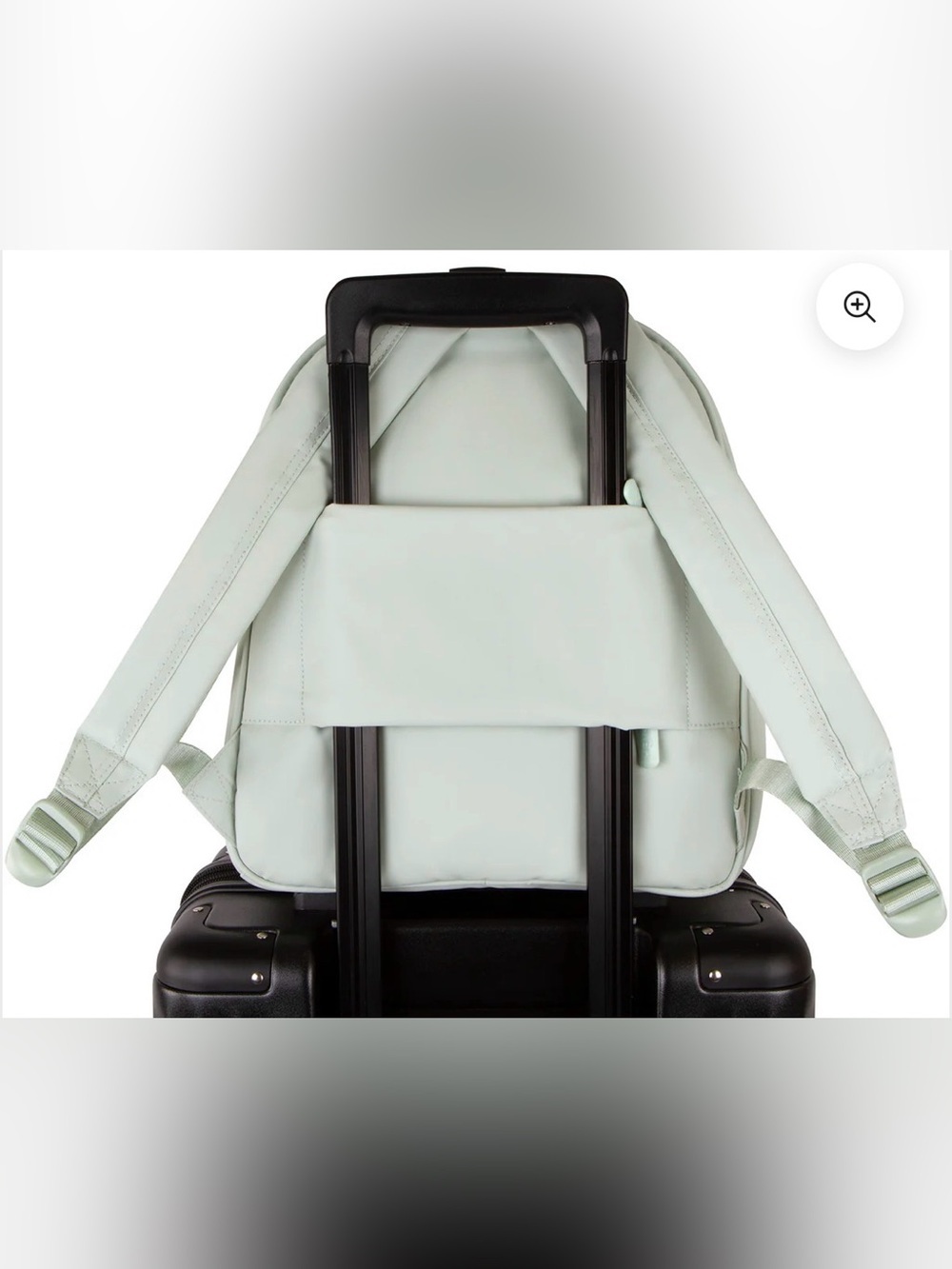 Heys puffer backpack sage green travel water-resistent New - Picture 3 of 11